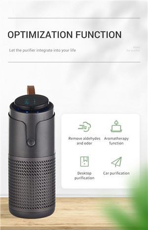 Ti machin lè purifikateur pòtab filtè HEPA