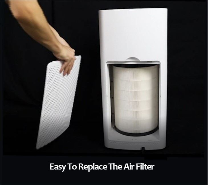 BKJ-55A Touch Panel Air Sensor Room Air Purifier