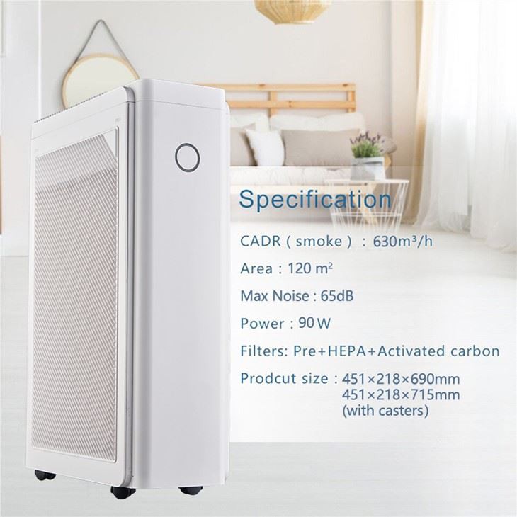 BKJ-60C Air Purifier Timer Fonksyon PM2.5 Retire